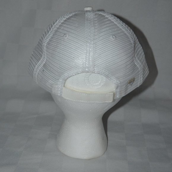 LeeLee Rox White Butterfly Swarovski Crystals Trucker Baseball Hat Cap - Picture 4 of 7